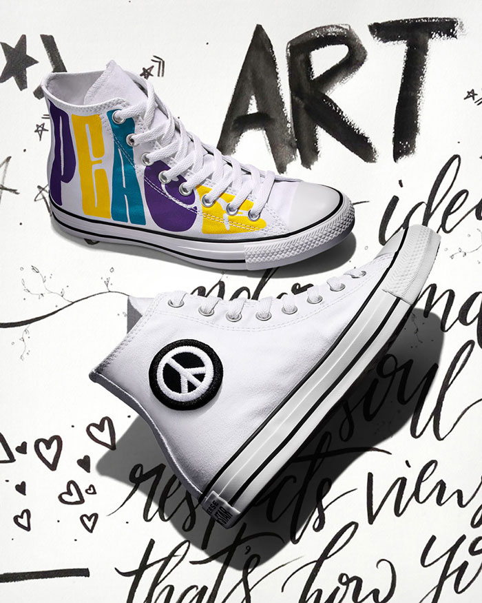 Converse all star peace and love hotsell